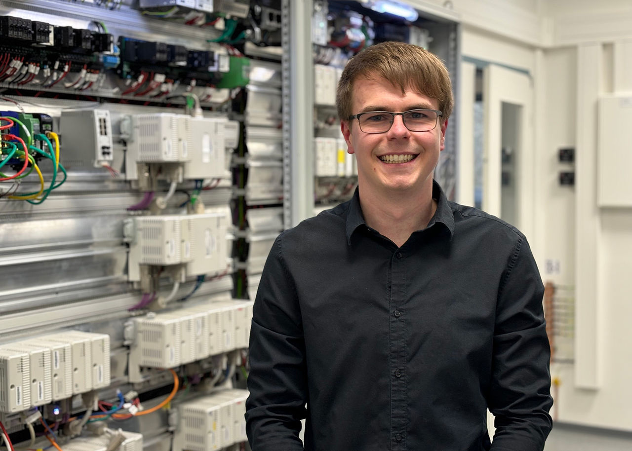 Man standing in office